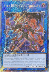 Xtra HERO Cross Crusader - RA04-EN076 - (Platinum Secret Rare) - 1st Edition